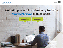 Tablet Screenshot of cerebrata.com